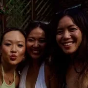 Guests at a birthday party