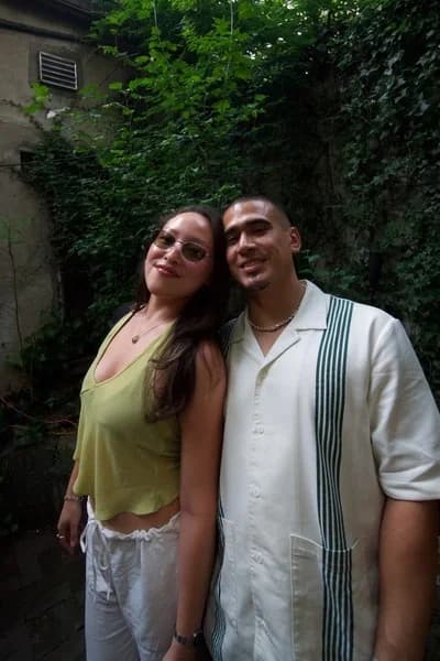 Guests at a birthday party